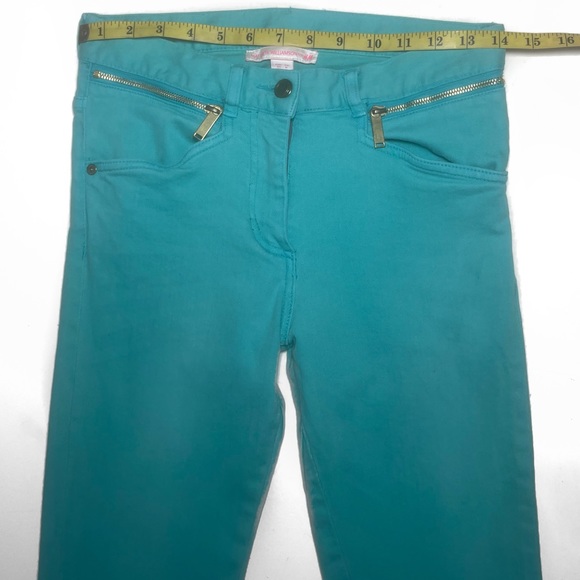 Matthew Williamson for H&M Turquoise Skinny Jeans Size 6 - Picture 7 of 9